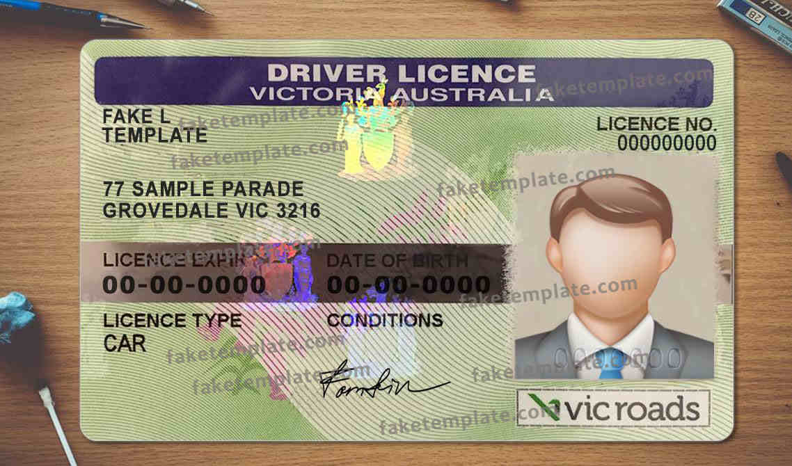 Victoria Australia Driver License Victoria Australia Driver License