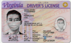 Virginia Driver's License Template virginia drivers license template