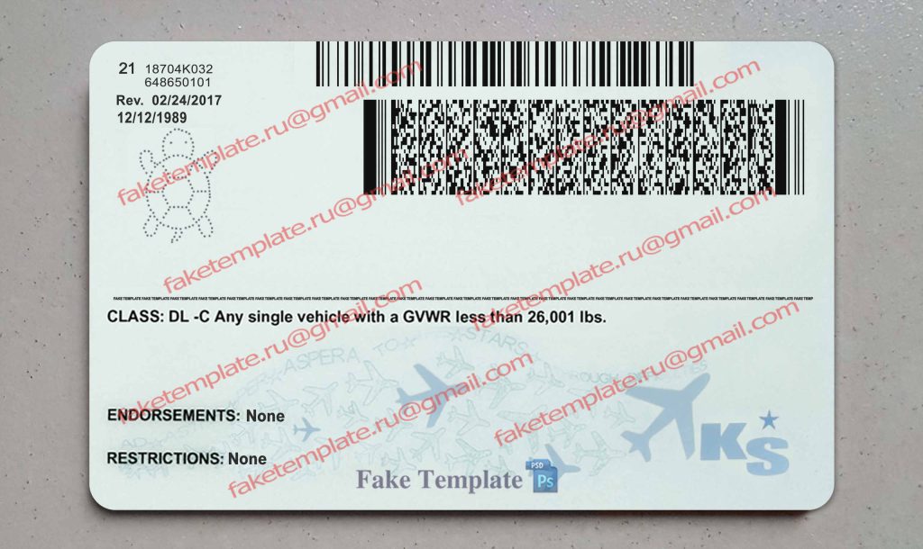 kansas drivers license back kansas drivers license back