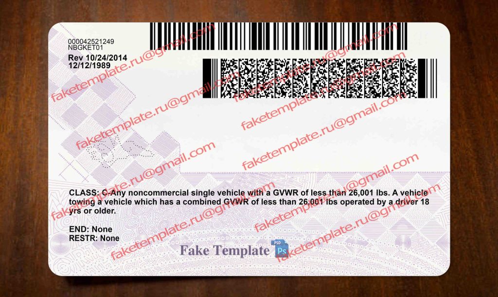 north carolina drivers license back north carolina drivers license back