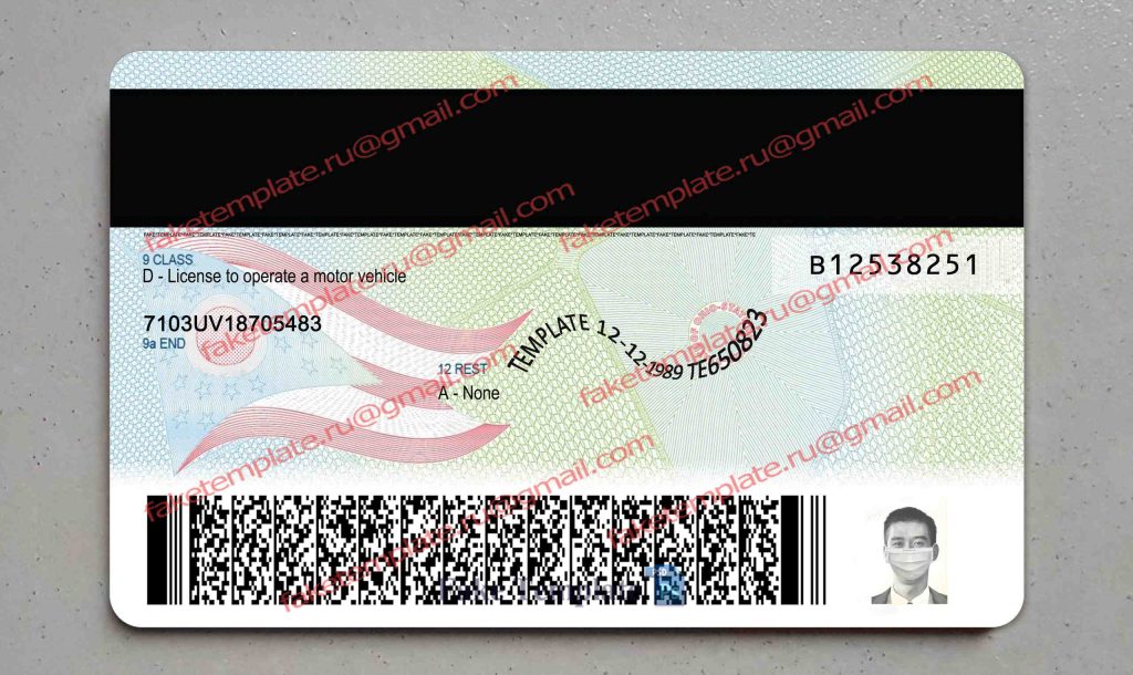 ohio driver license back ohio driver license back