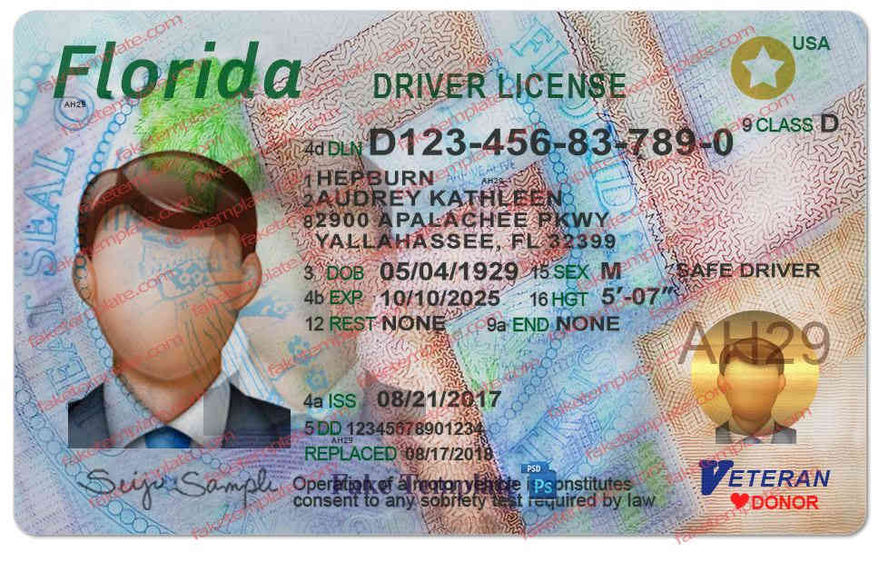 Florida Drivers License Template florida-drivers-license-template-01