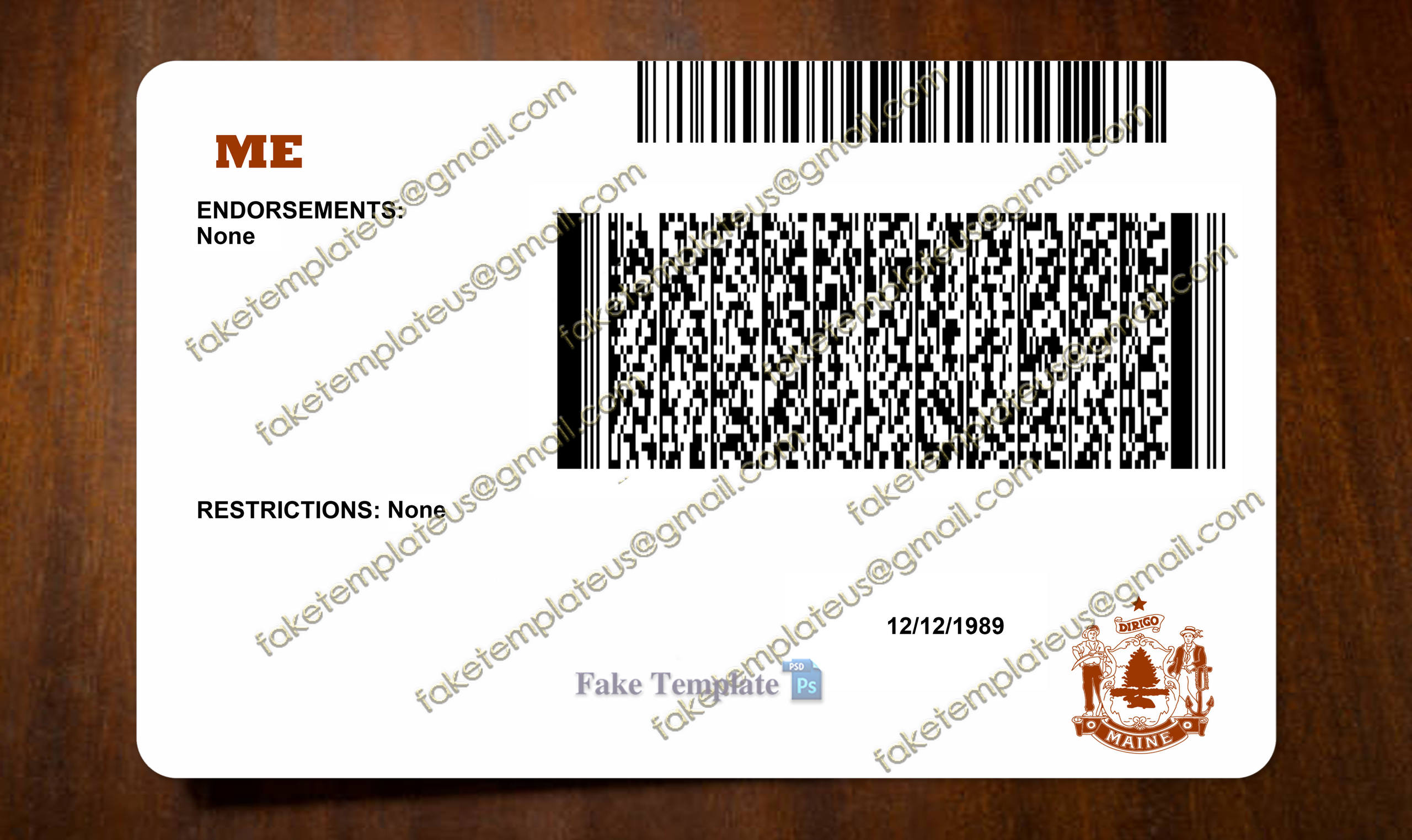 back of maine driver license back of maine driver license