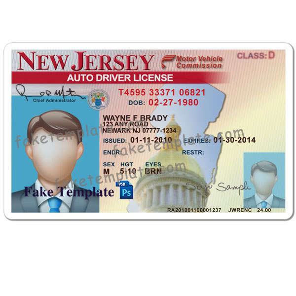 New Jersey Drivers License Template new-jersey-drivers-license-template-01