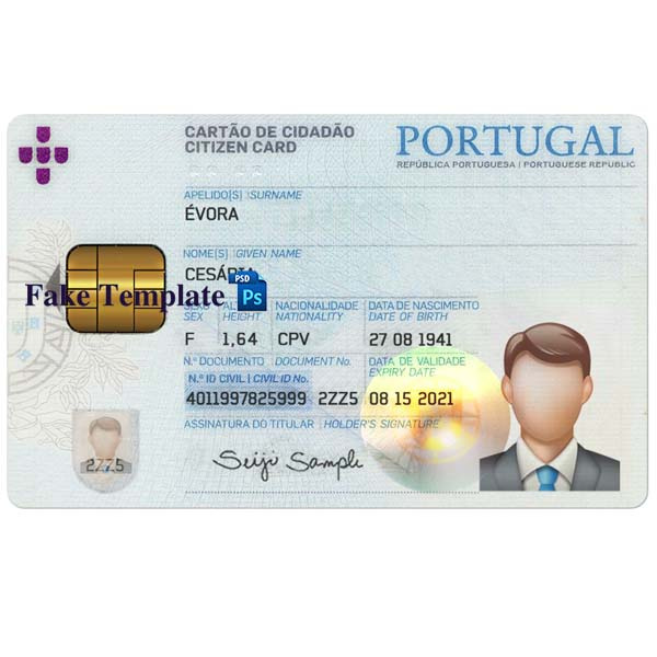 Citizen Card Template Citizen Card Template