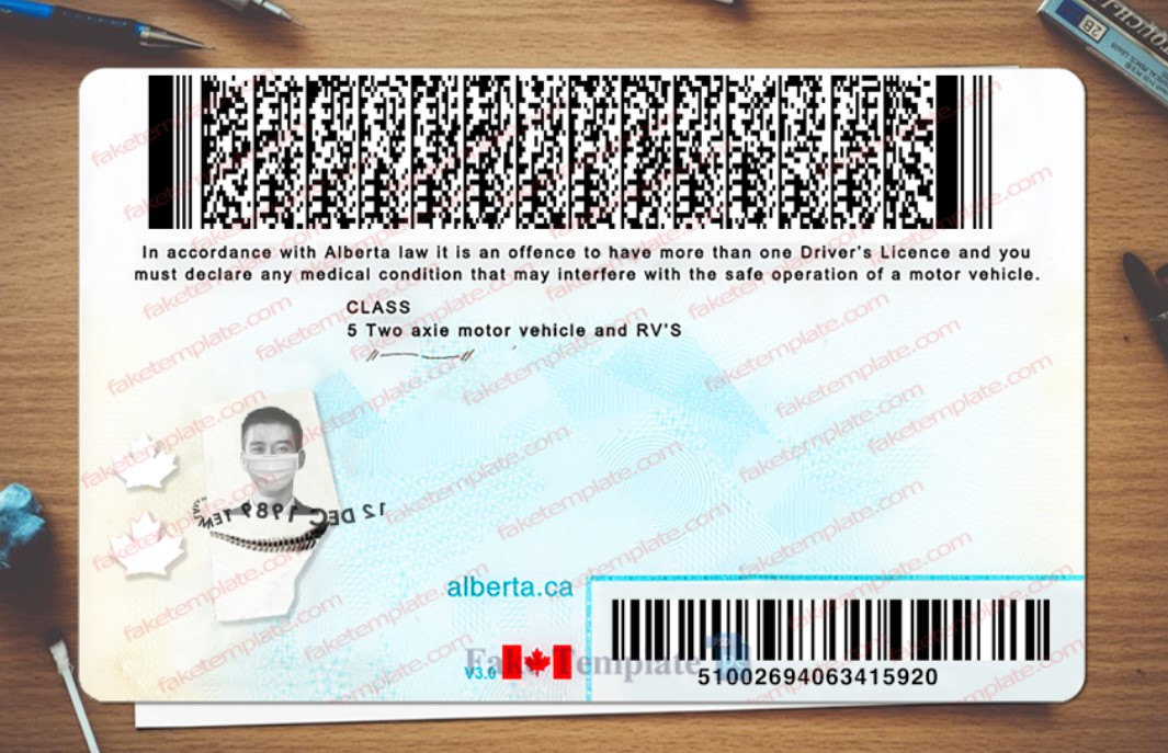 alberta drivers license back alberta drivers license back