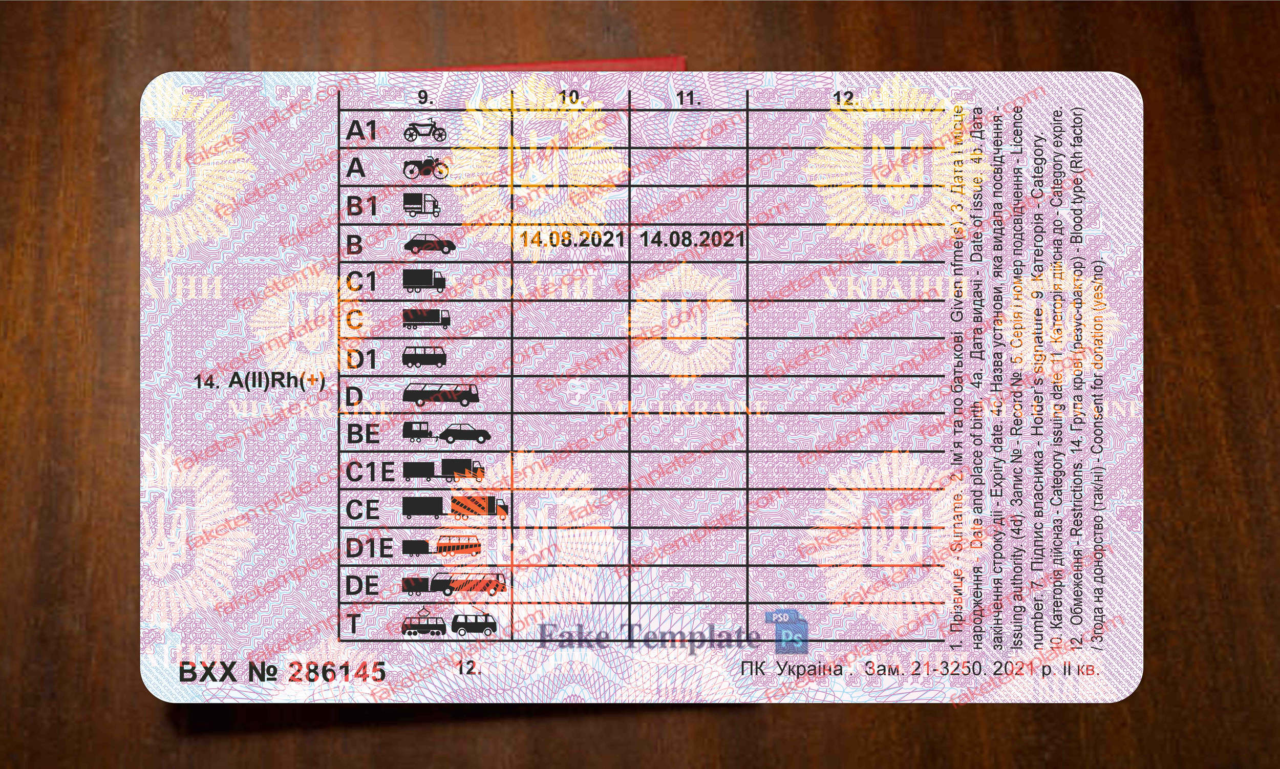 ukraine drivers licence back ukraine drivers licence back