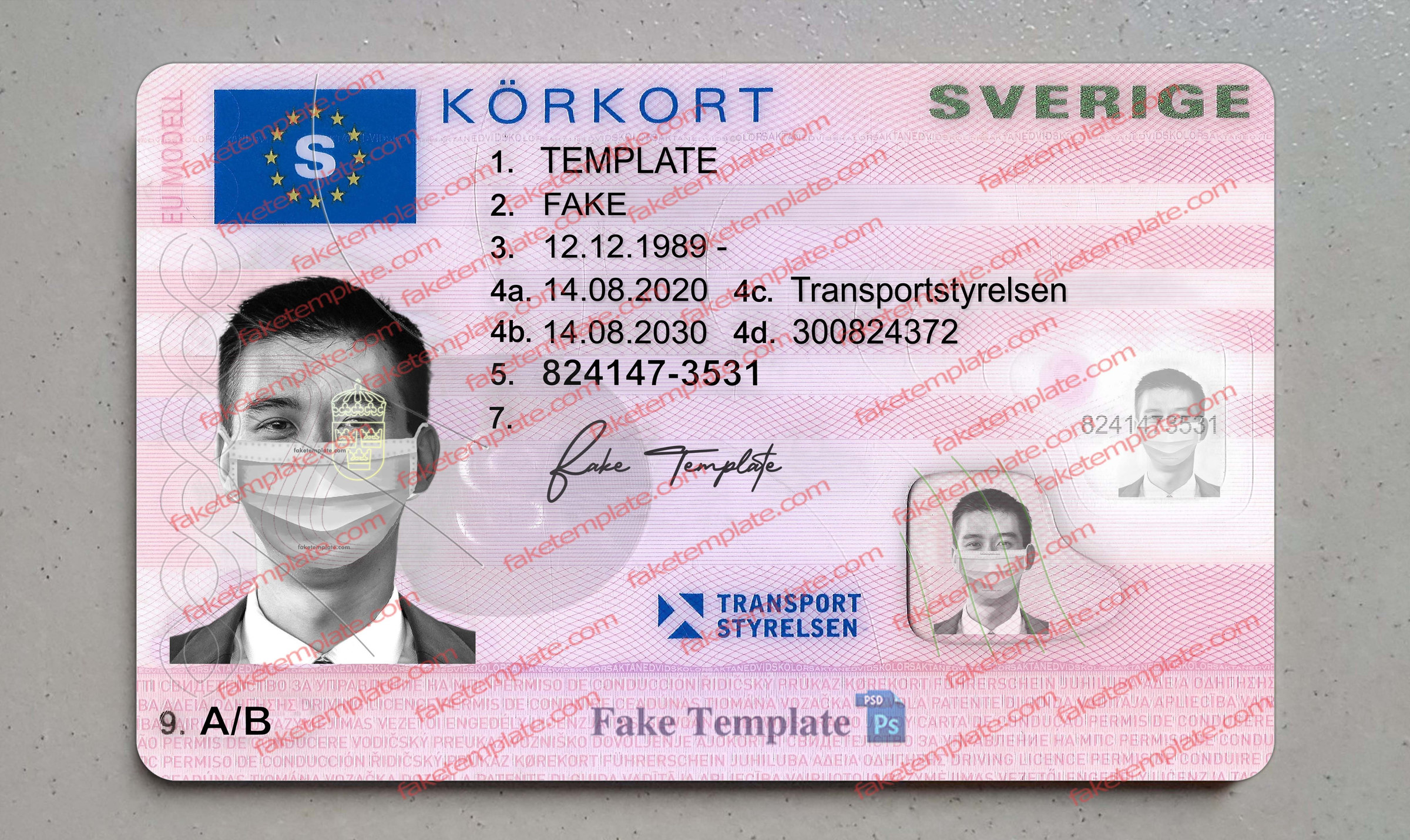 sweden driver license template sweden driver license template