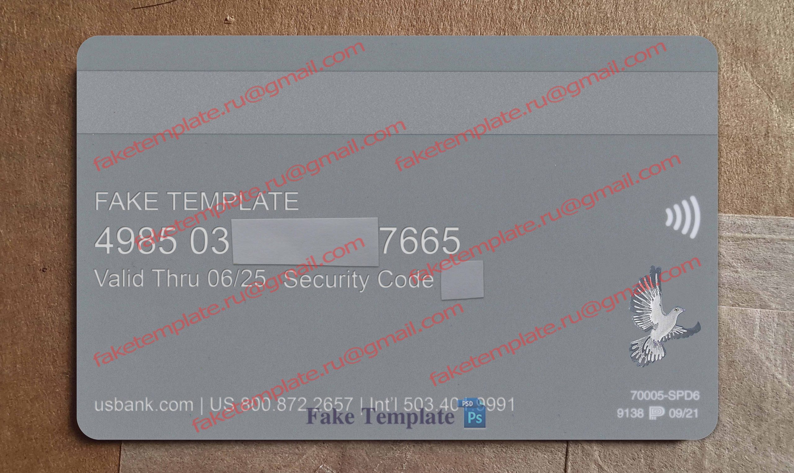 us bank credit card back us bank credit card back